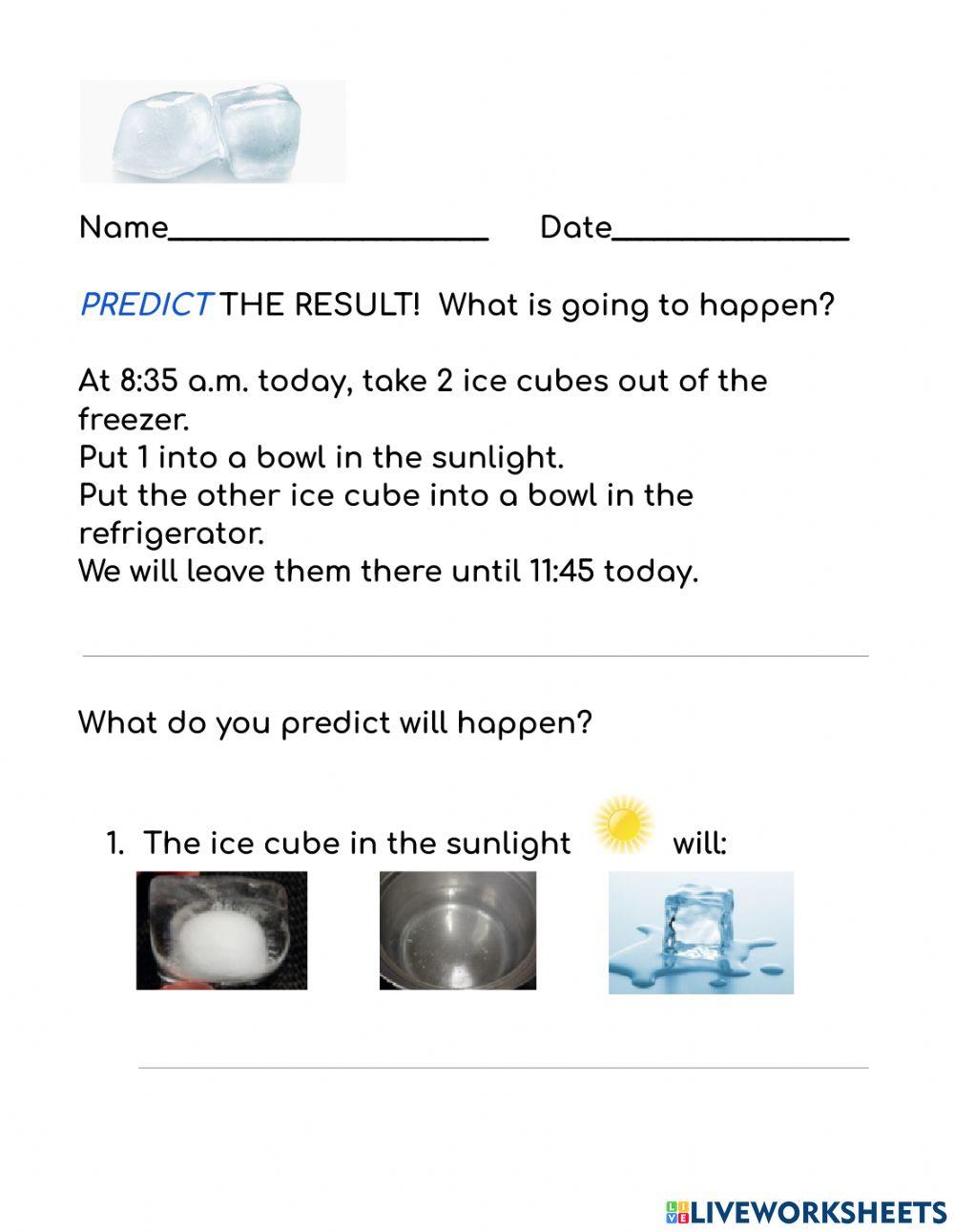 Matter - Simple Predictions