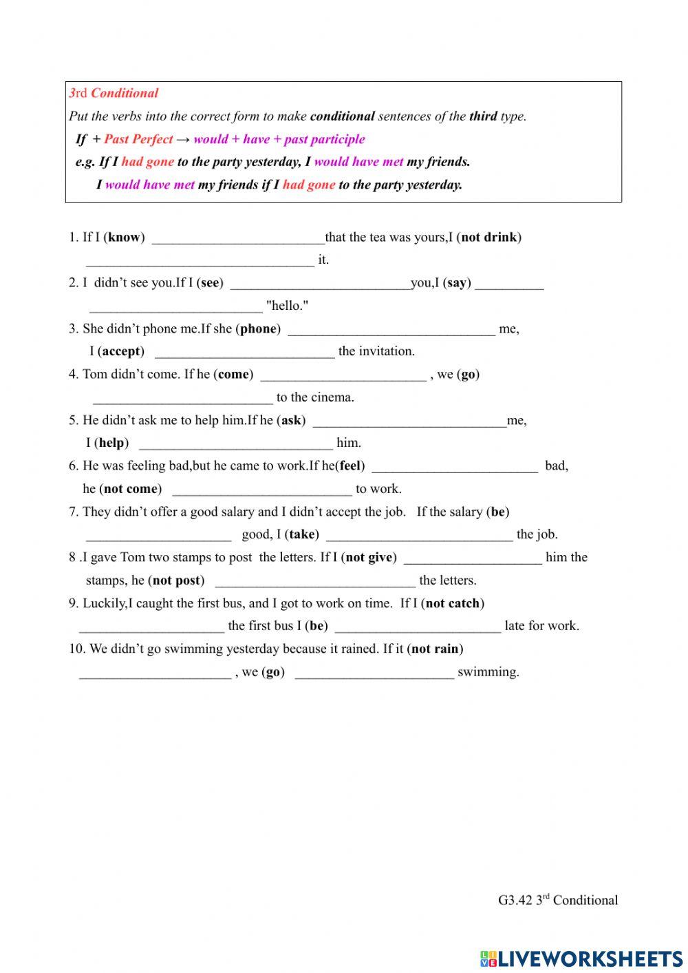 Csenior Worksheet 42