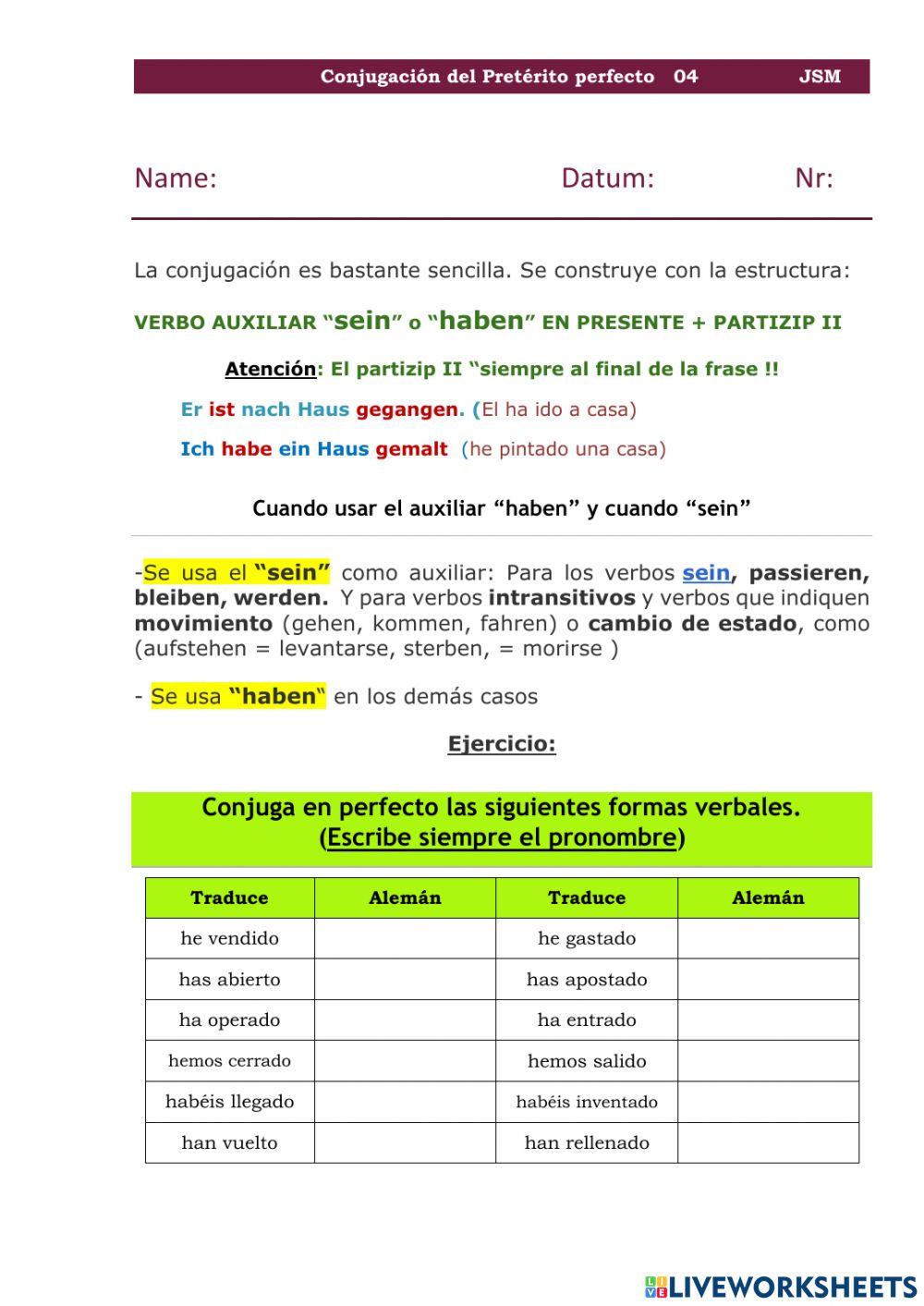 Conjugacion en perfecto 04