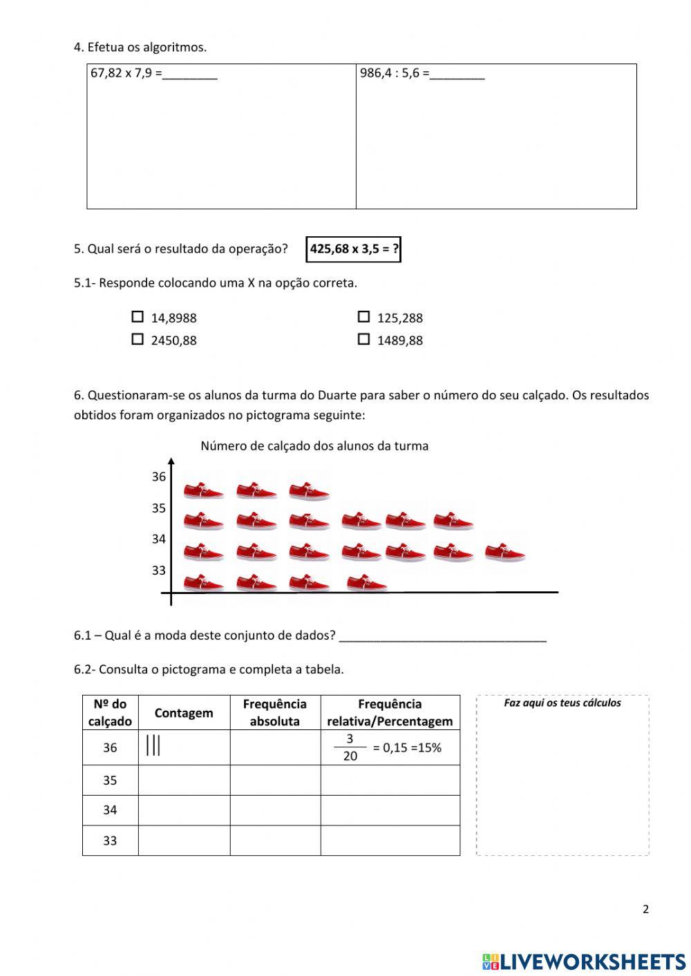 Ficha do 2º periodo