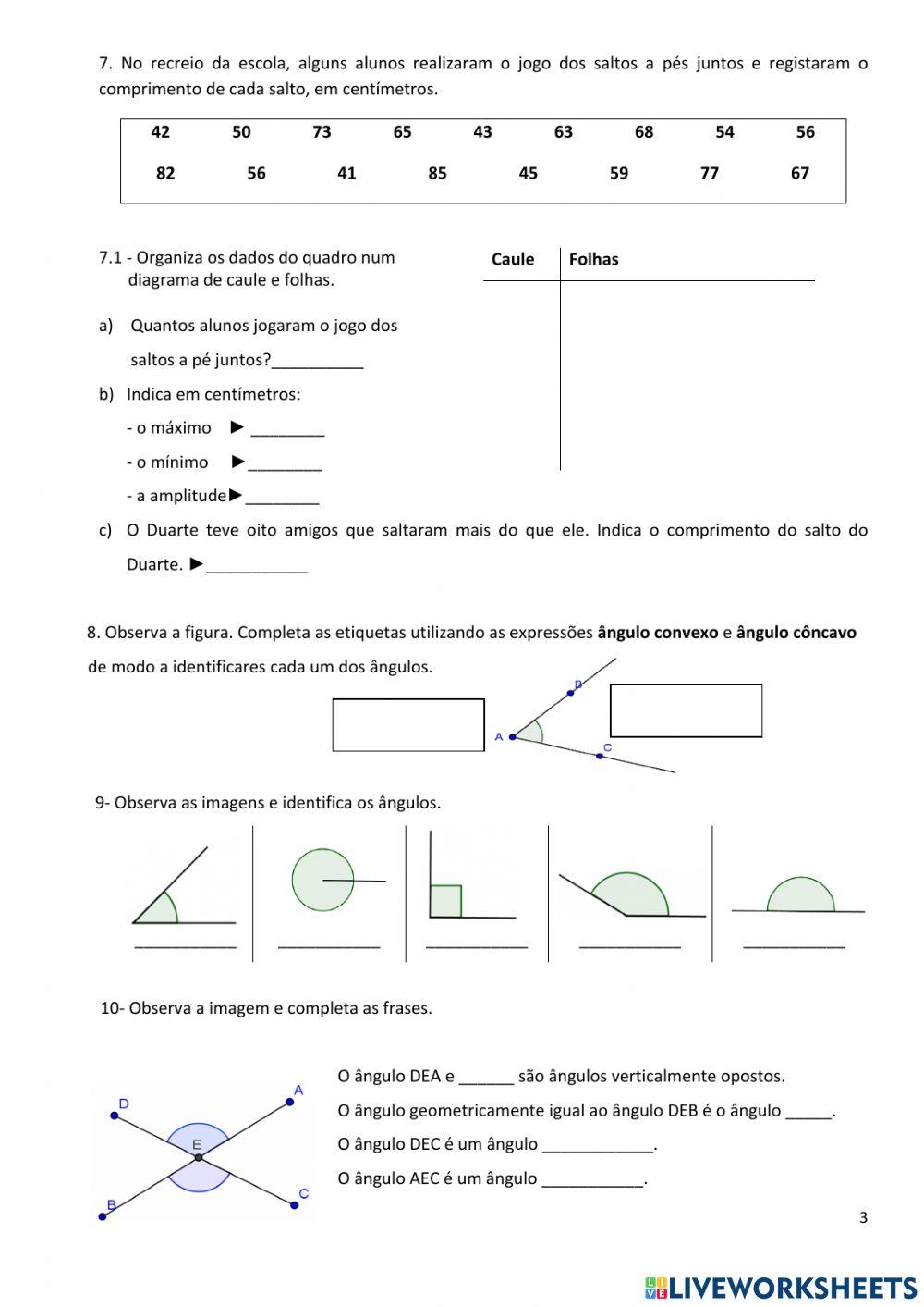 Ficha do 2º periodo
