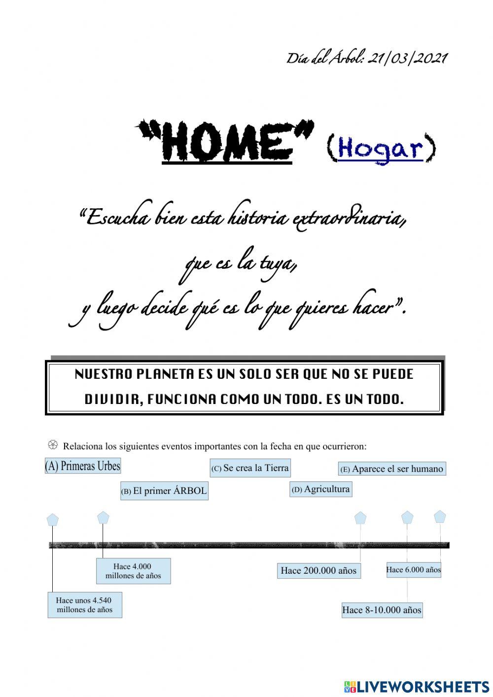 Guión documental -home-