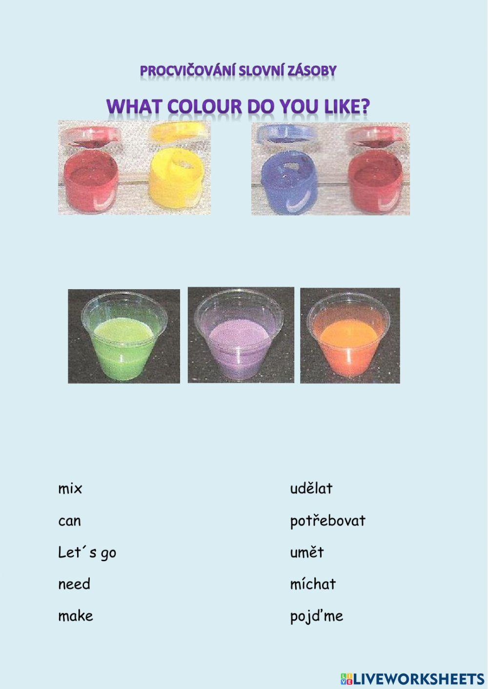 Procvičování slovní zásoby