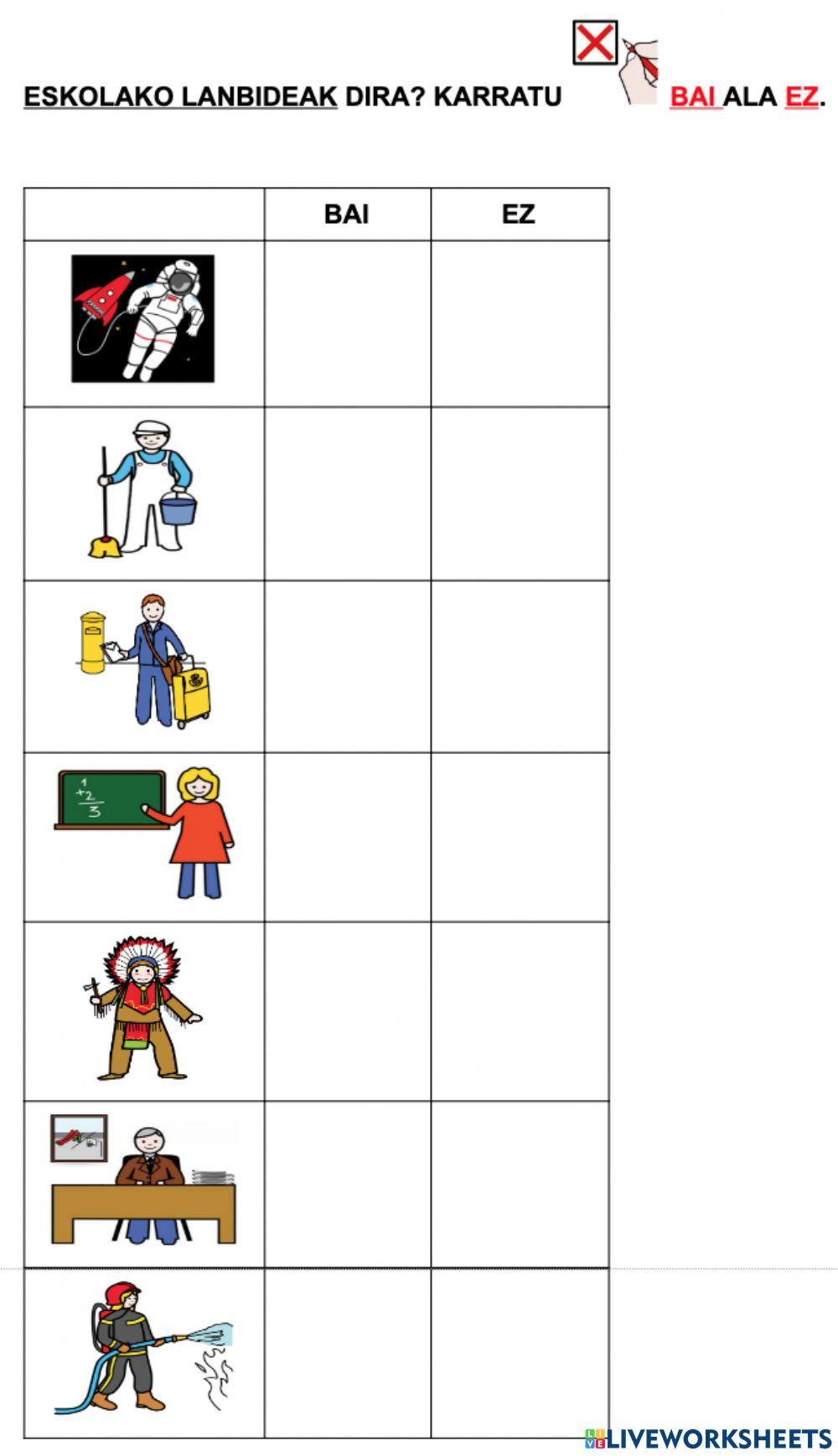 LH1 eskolako lanbideak 2