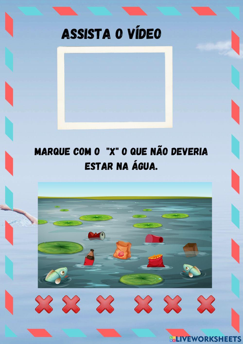 Água cuide bem dela