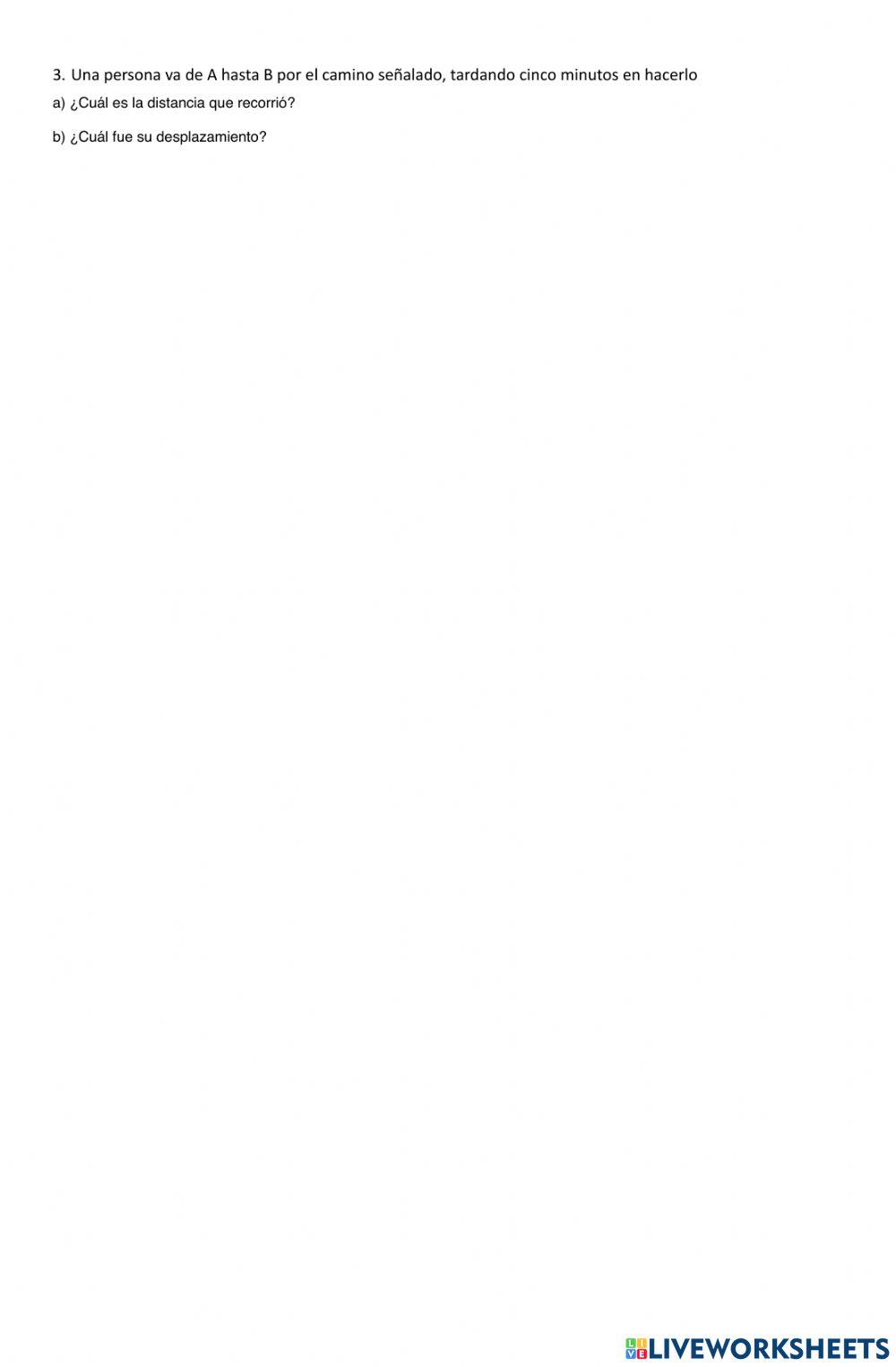 Desplazamiento-distancia recorrida