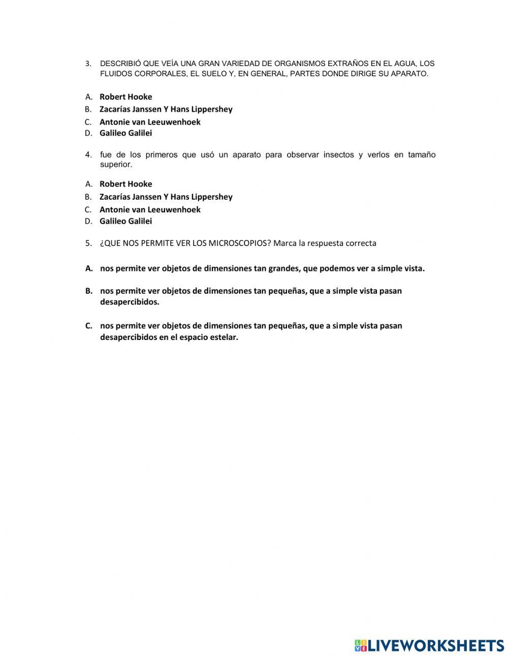 Lectura historia microscopio