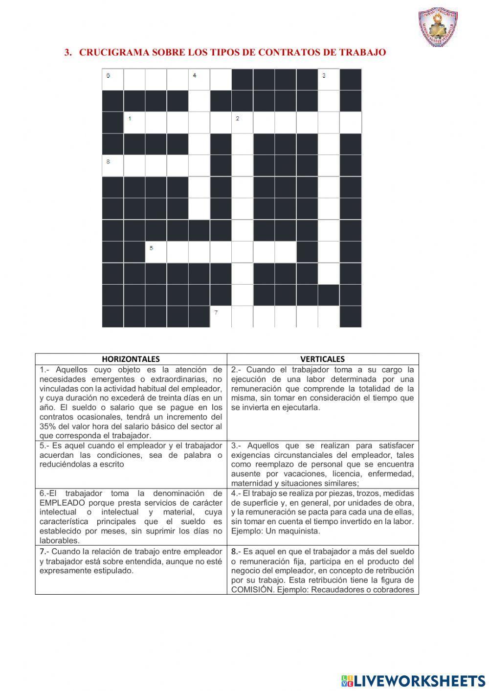 Tipos de contrato de trabajo