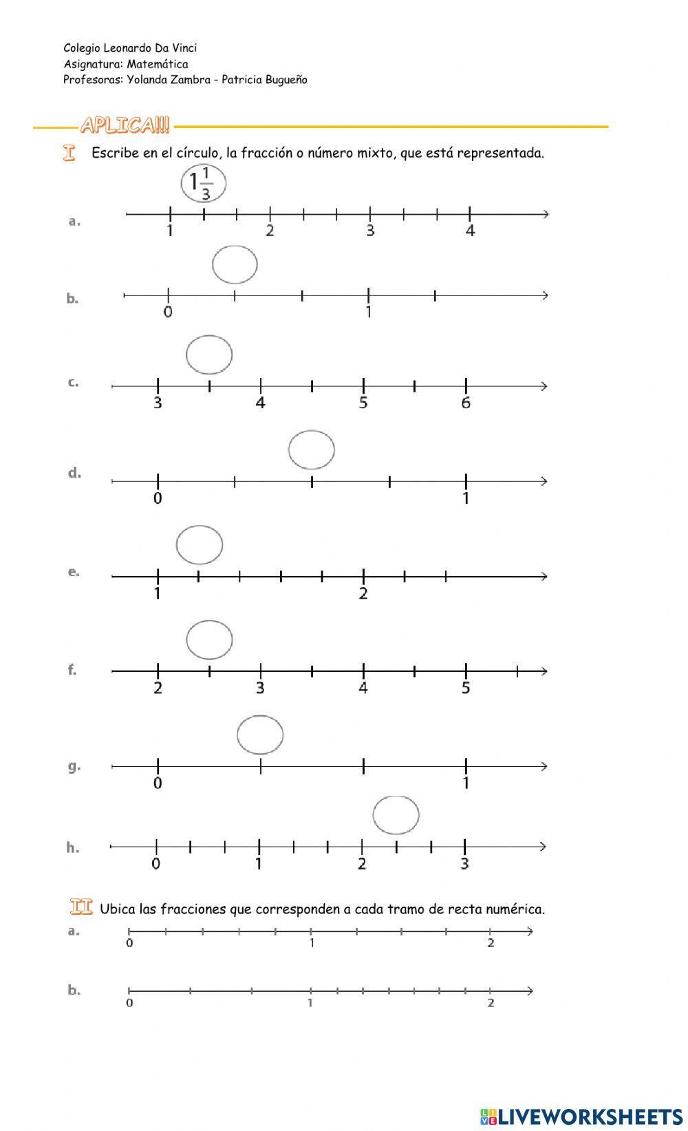 GUÍA DE FRACCIONES, 7° BÁSICO A , patricia bugueño