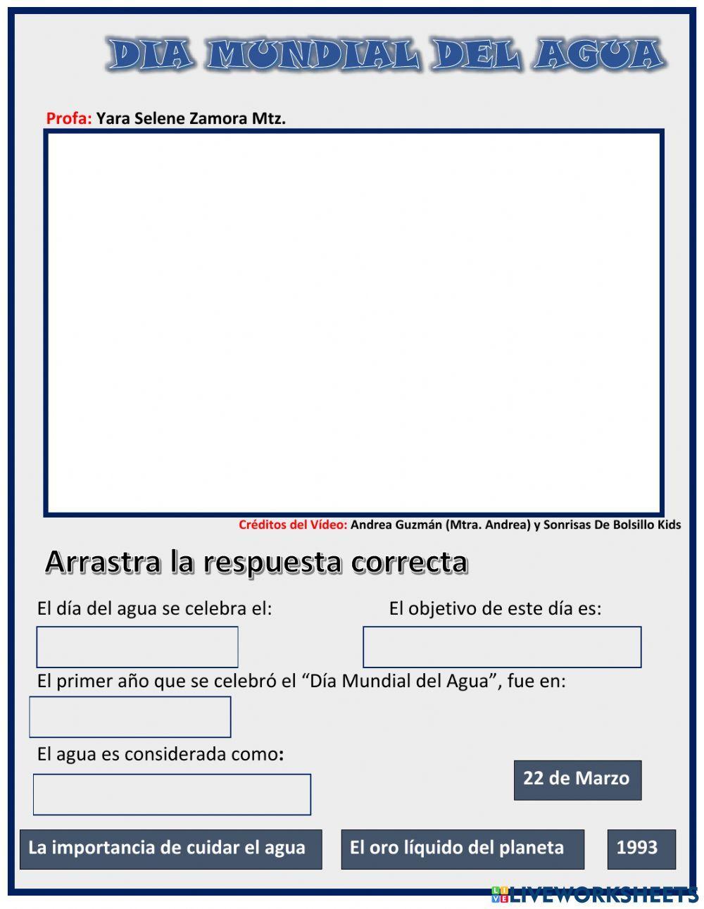 Día Mundial del  Agua