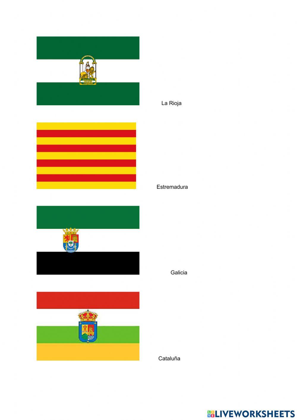 Comunidades y sus banderas