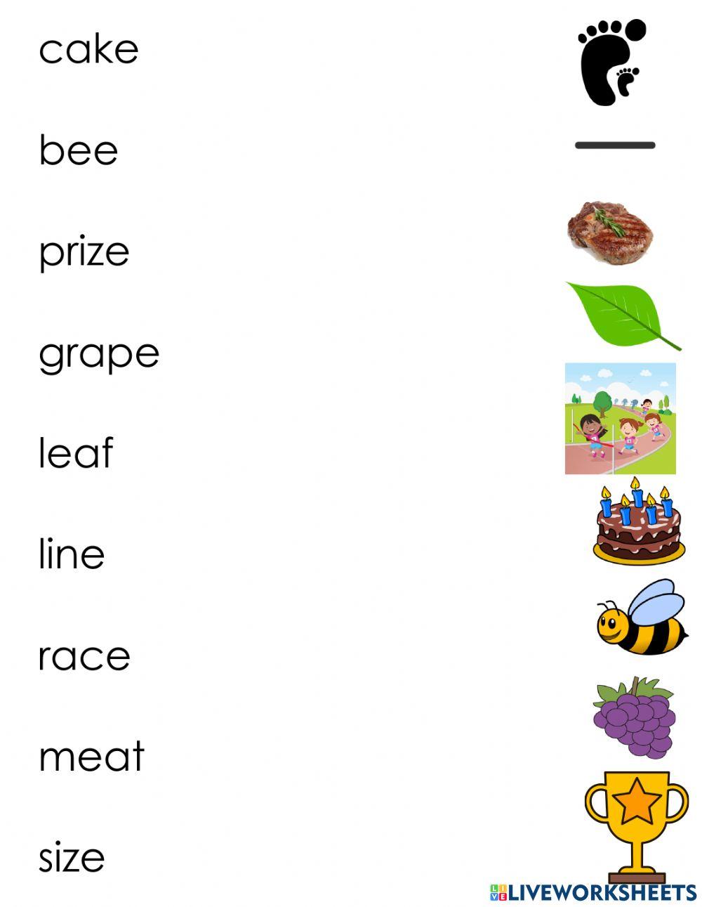 Short and Long Vowels Matching 2