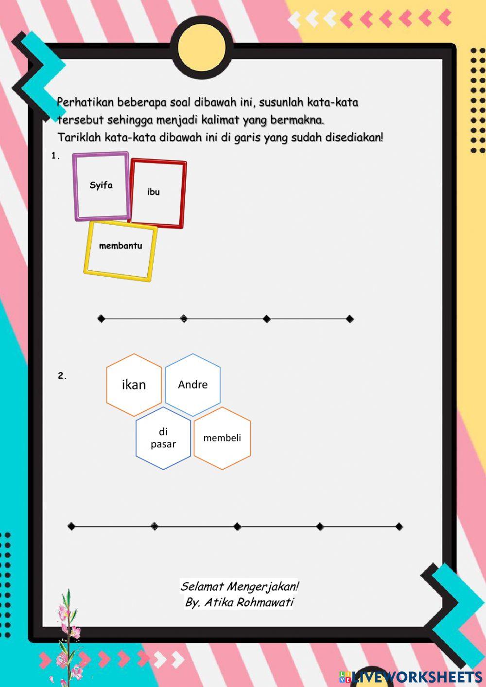 Lkpd kelas 2 tema 7 sdn 02 tembelanggunung