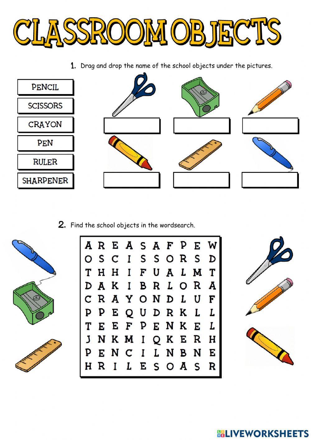 Shcool Objects - 4th Grade