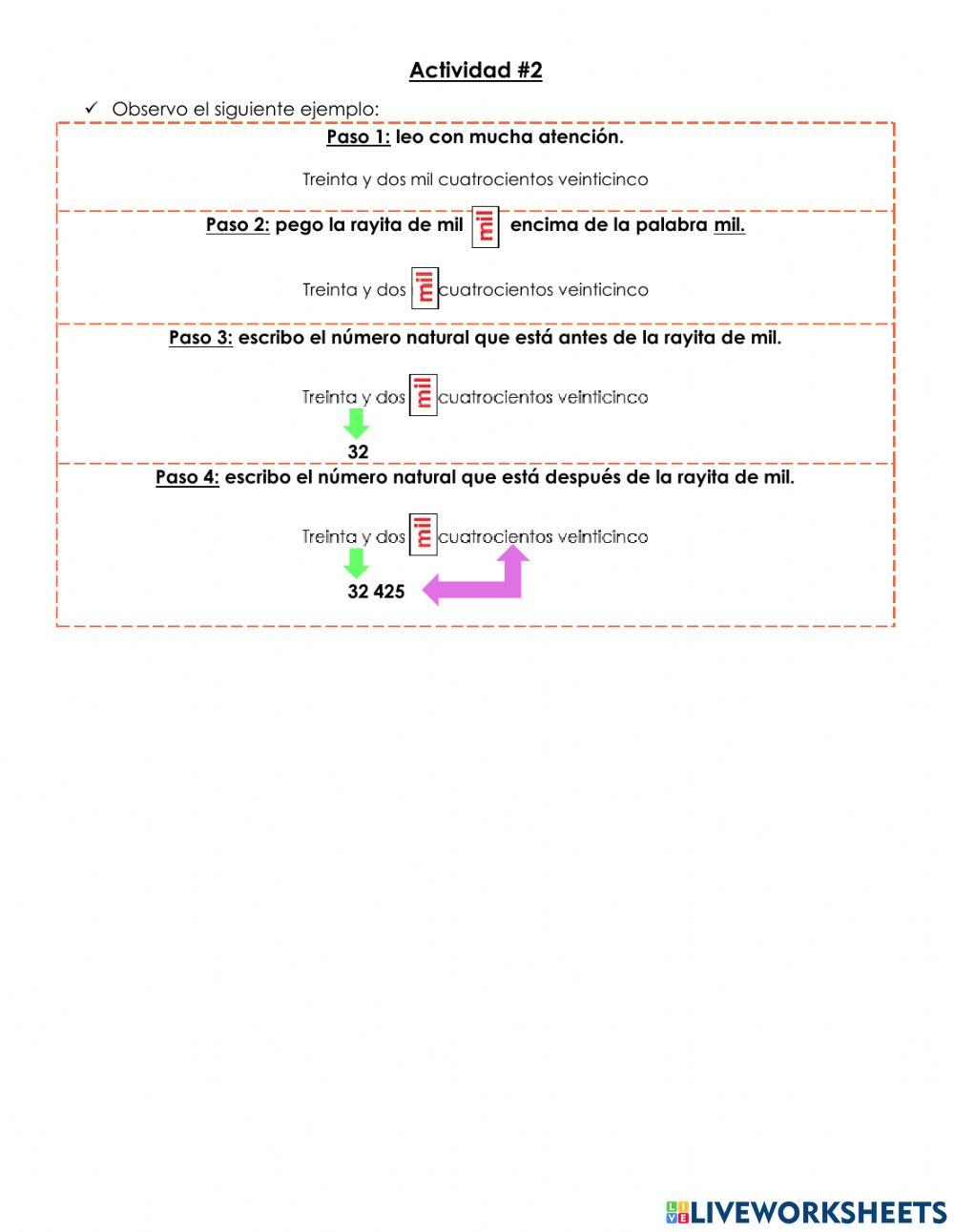 Números naturales 4