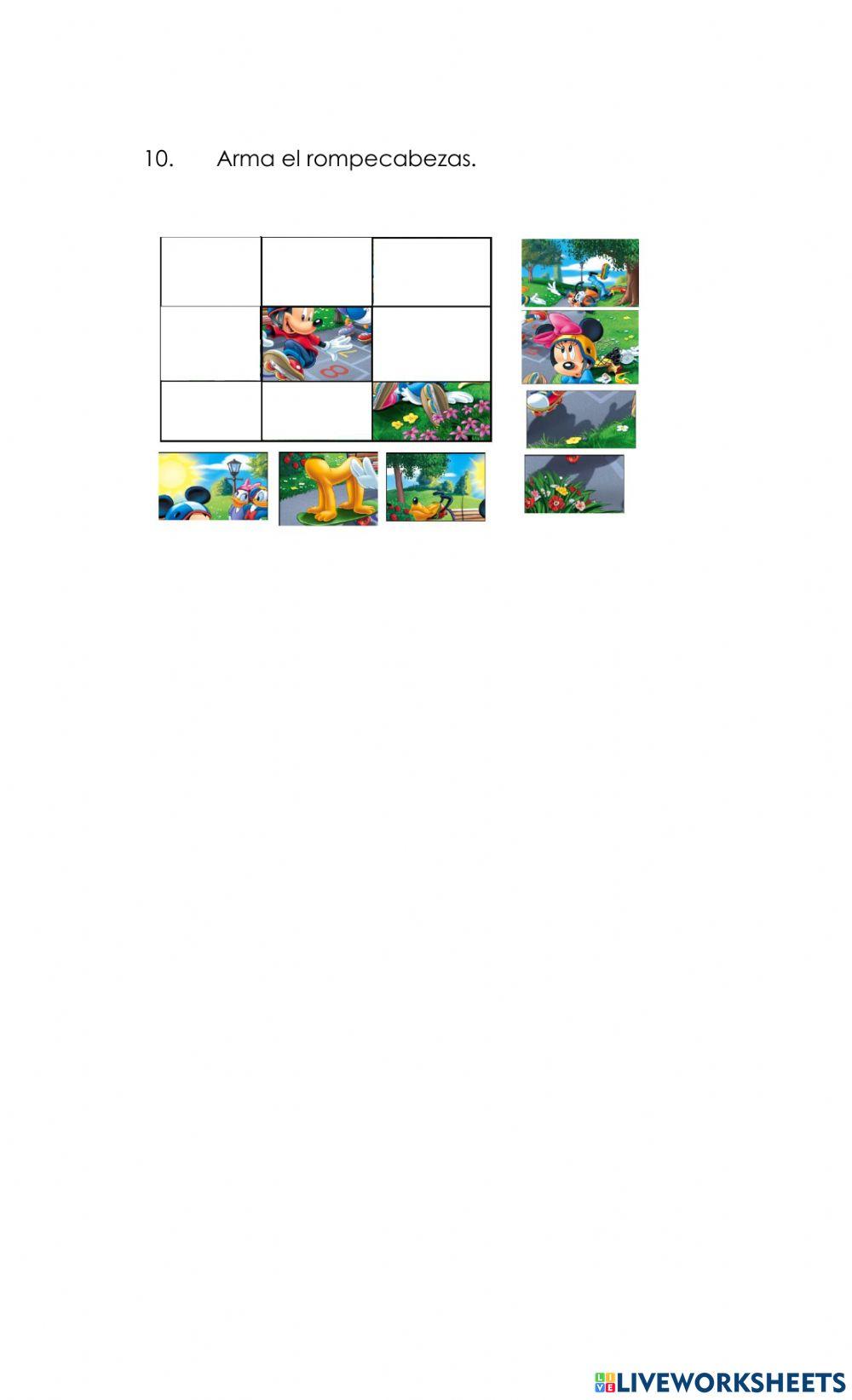 Evaluación acumulativa Matemática primer periodo.