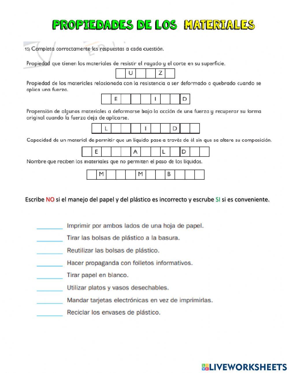 Propiedades de los materiales 2