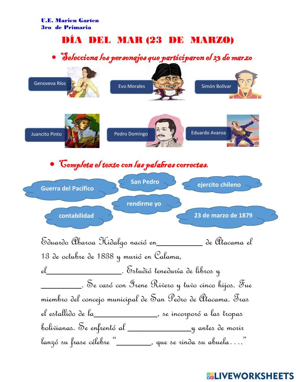 Día del mar (23 de marzo)