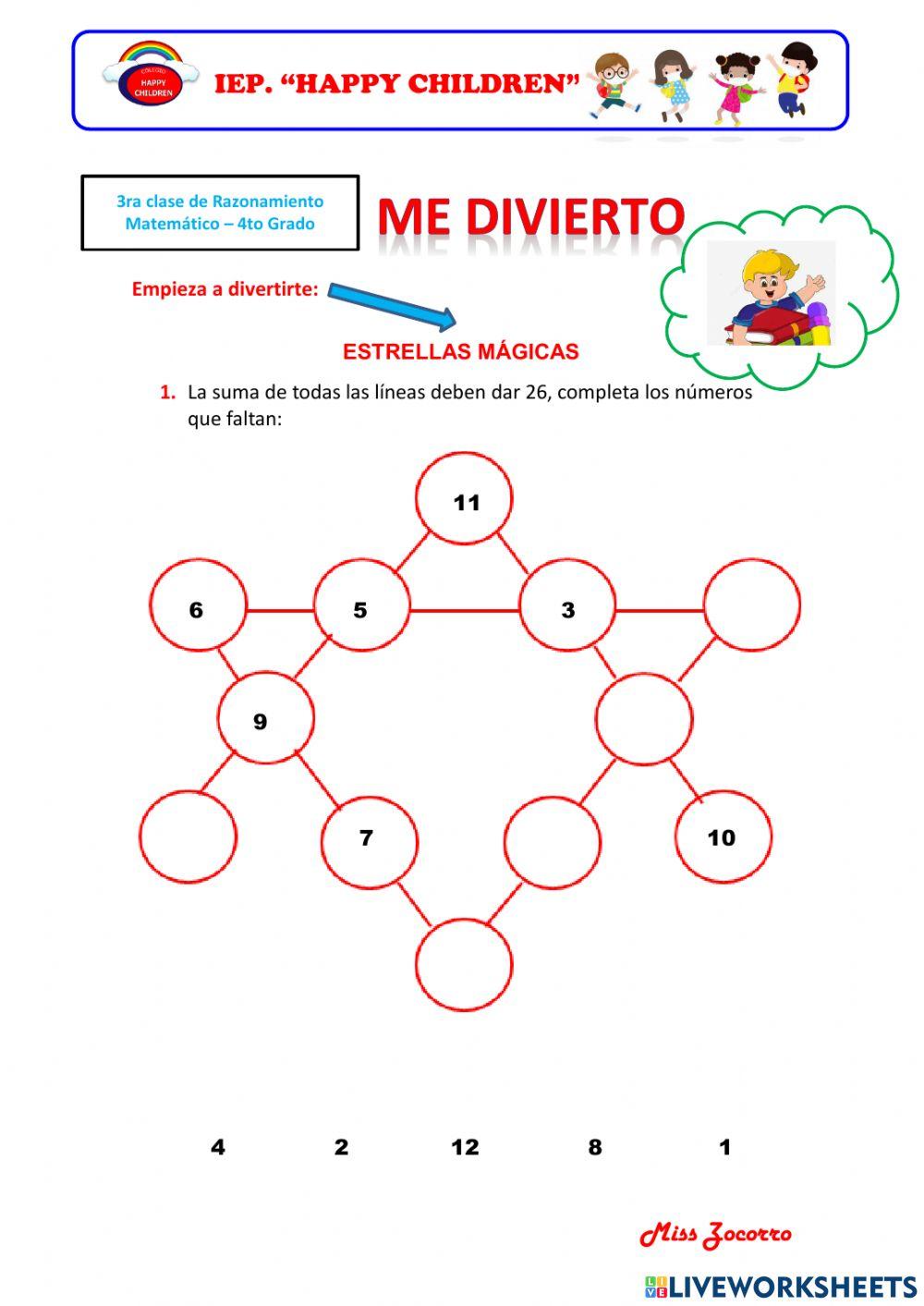 Me divierto 4to grado 3ra clase