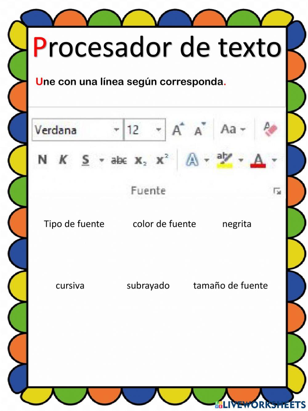 Procesador de texto