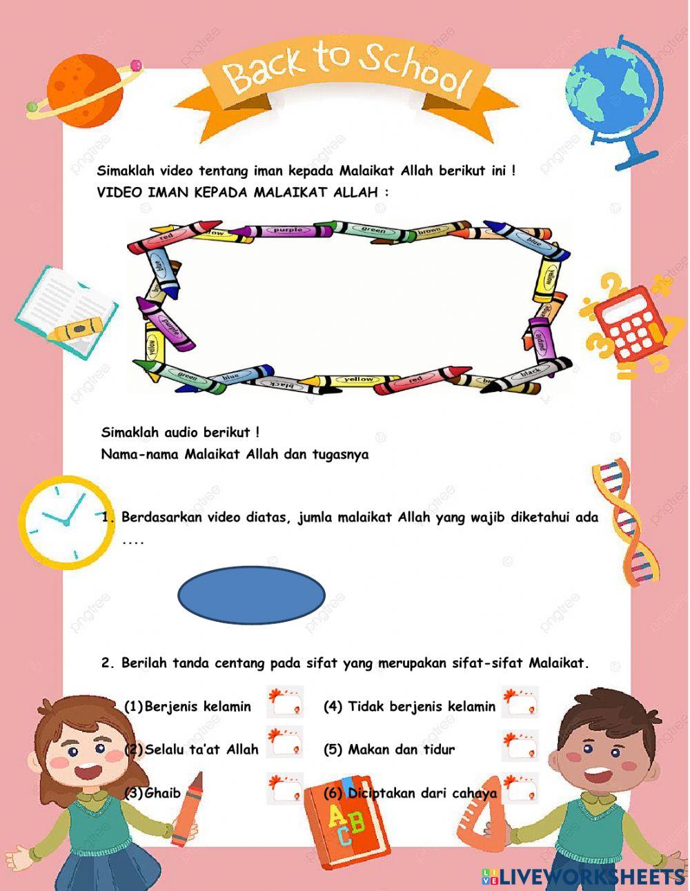 Pembelajaran ke 2 PAI kelas IV