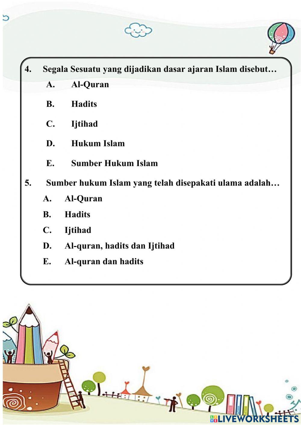 Sumber Hukum Islam
