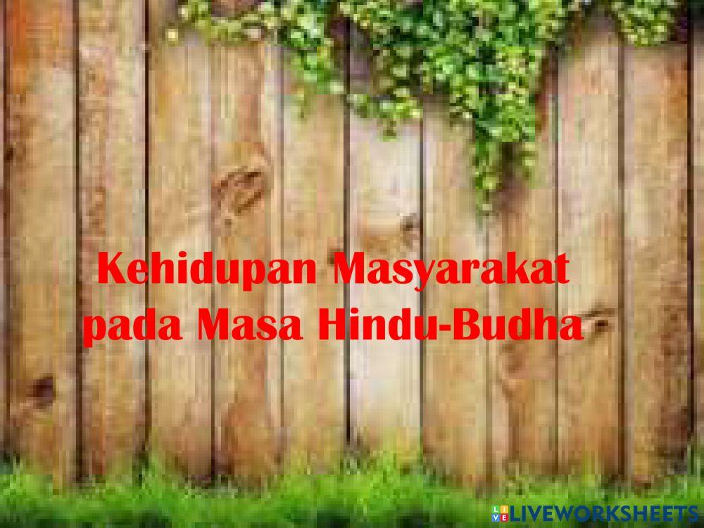 Kehidupan masyarakat Hindu-Budha