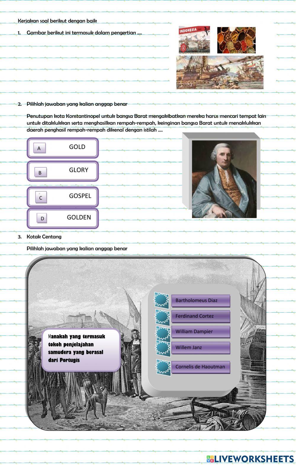 Latihan Kedatangan Bangsa Barat