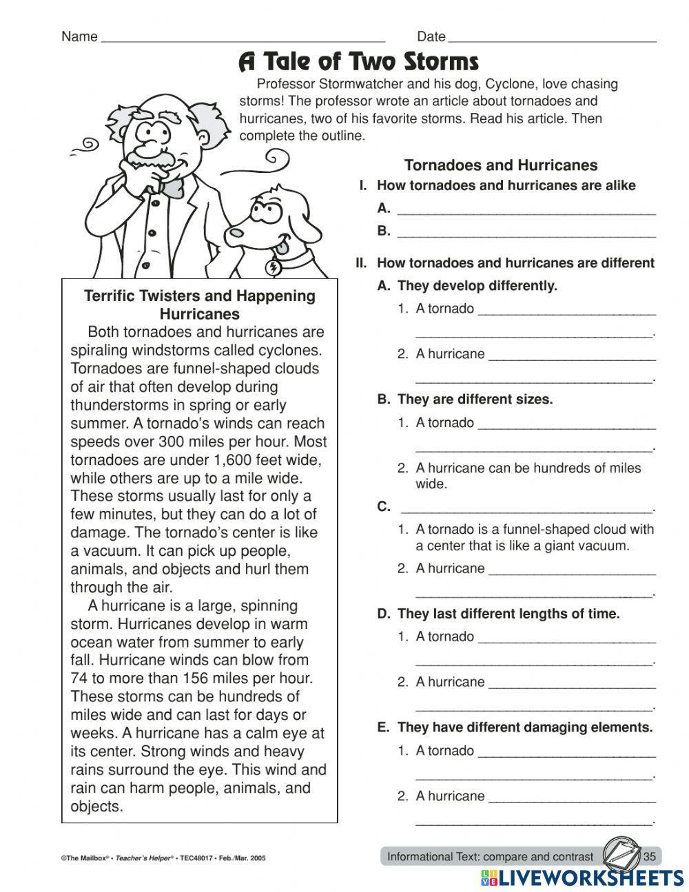 Comaparing and Contrasting