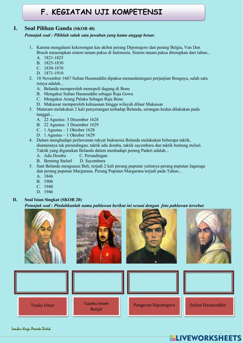 Perlawanan terhadap kolonialisme dan imperialisme