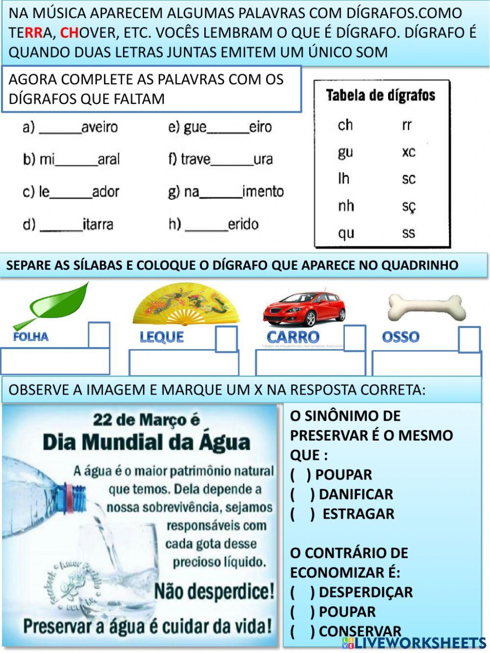 Dia mundial da água