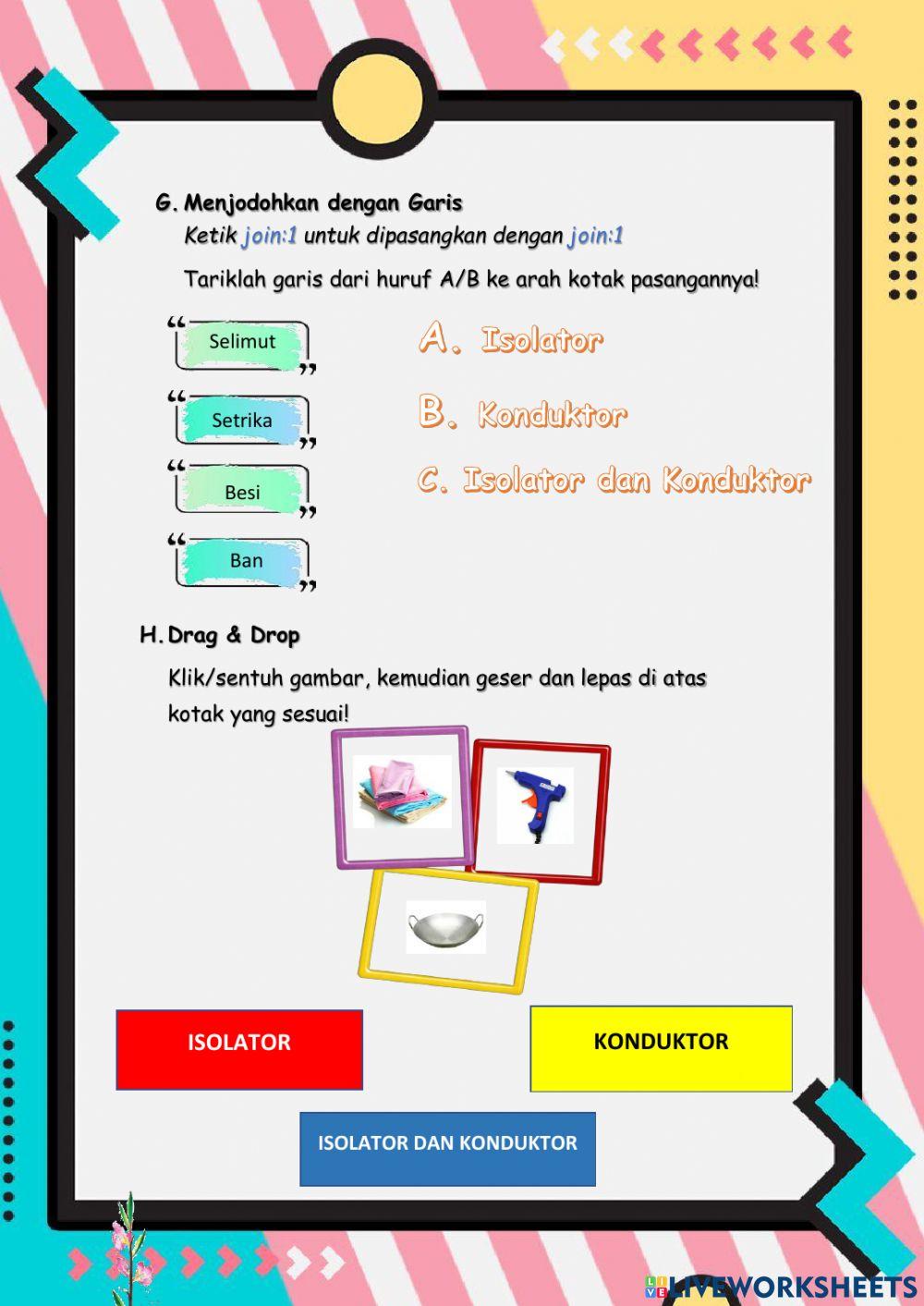 LKPD Isolator dan Konduktor