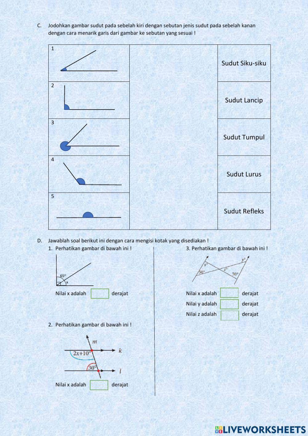 Garis dan Sudut Kelas 7