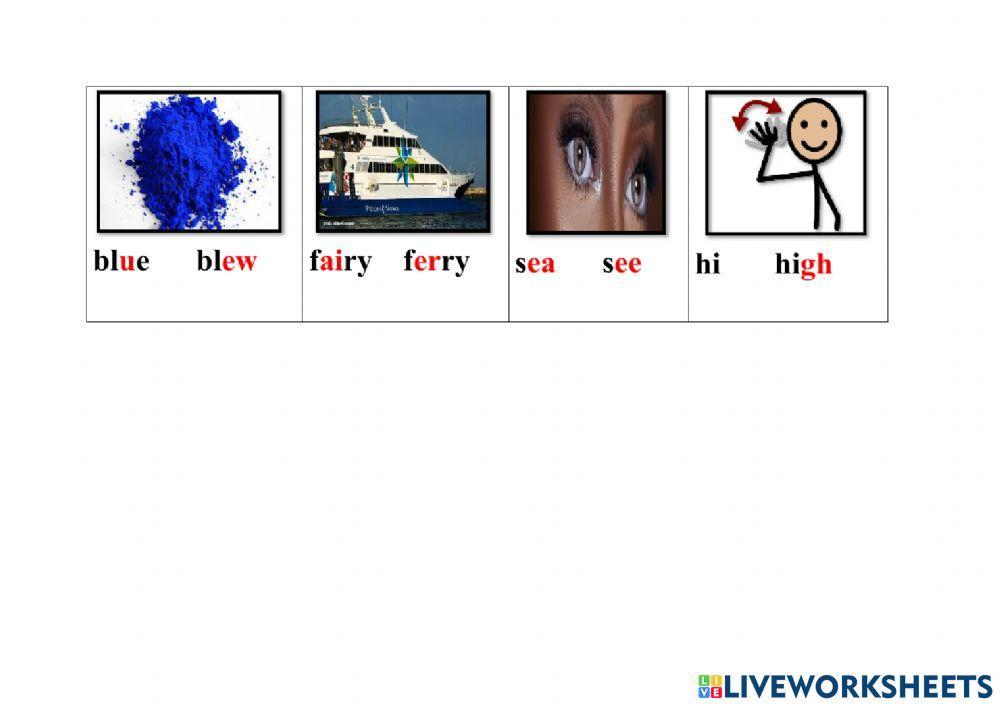 Homophones