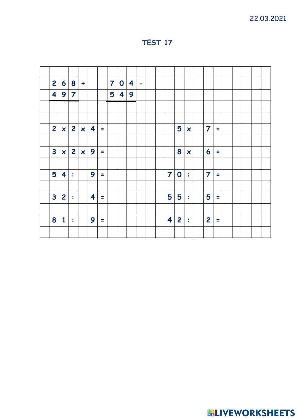 Test 17 Test 17