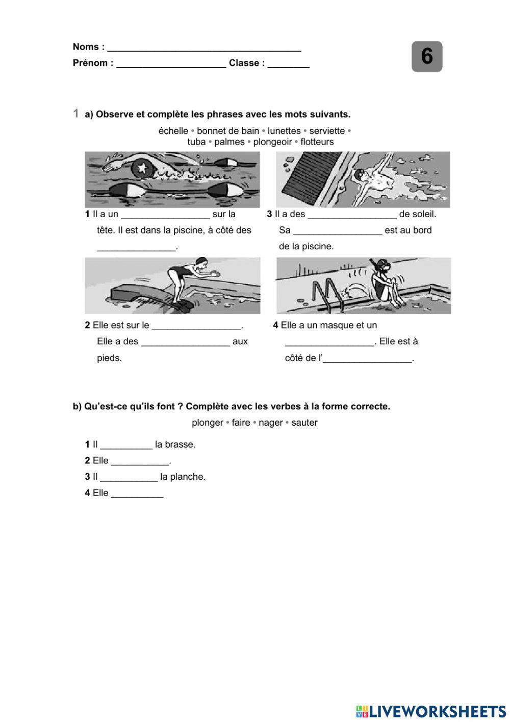 Les activités et les professions