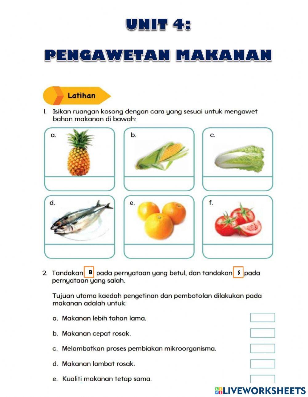 Unit 4 pengawetan makanan