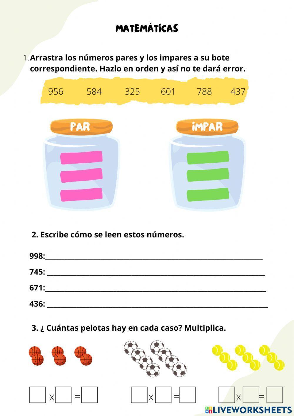 Matemáticas Matemáticas