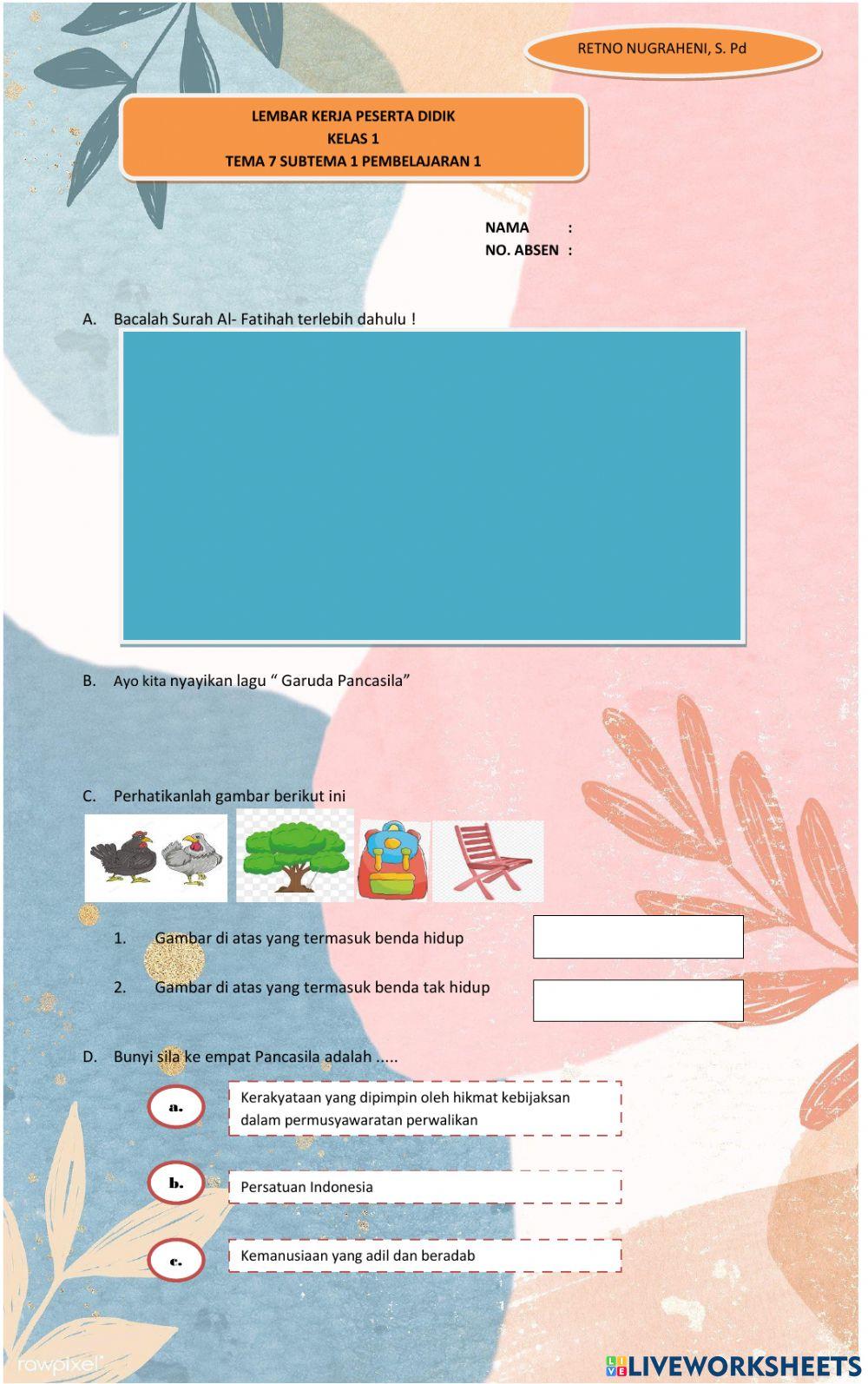 Lkpd Retno Nugraheni, S.Pd