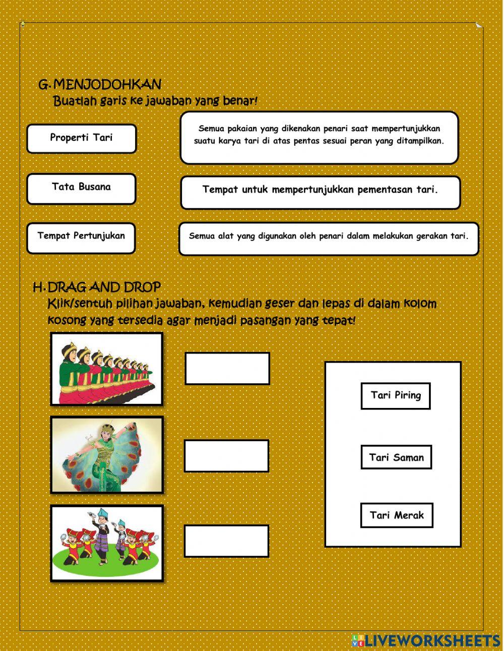 Tema 7 Subtema 2 Pembelajaran 5 (Unsur Tari)