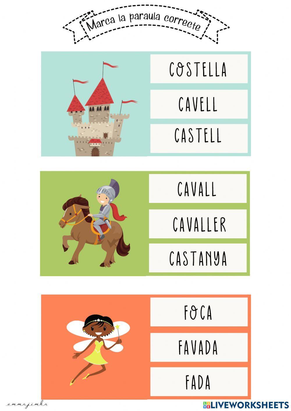 Busca la paraula correcta