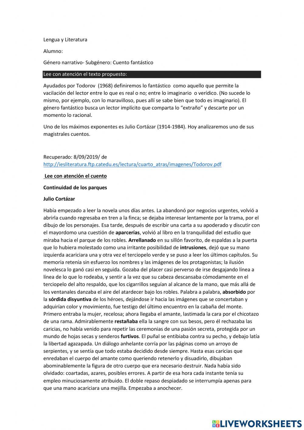 Narrativa fantástica