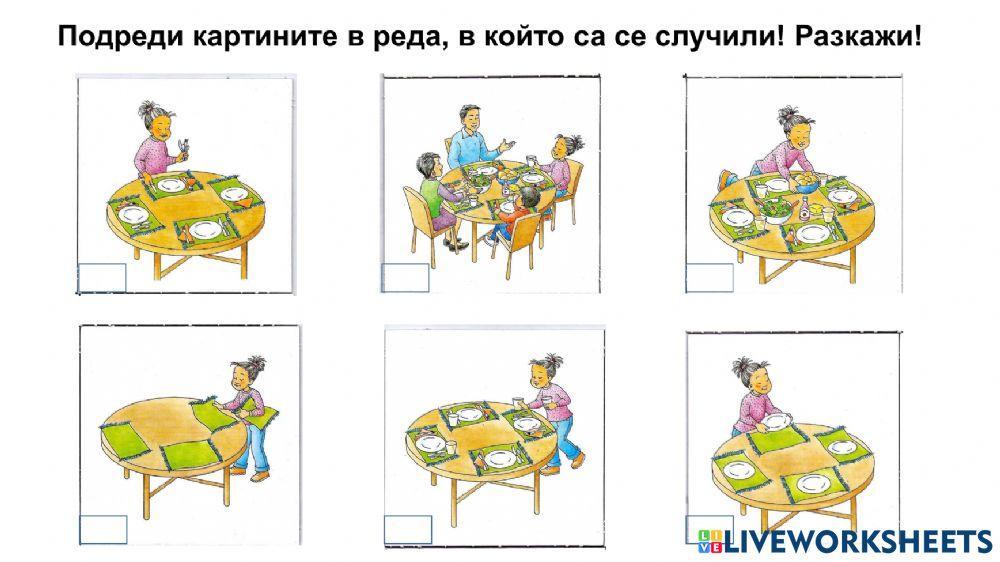 Четене с разбиране, хронологизиране и изграждане на собствен текст