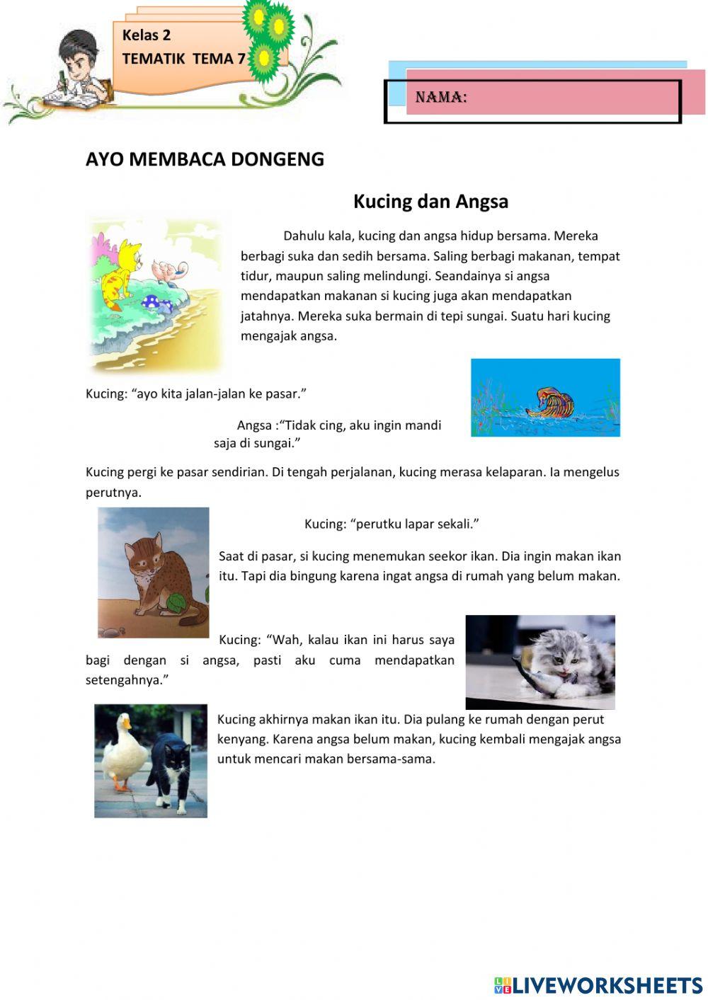 LKPD tematik kelas 2