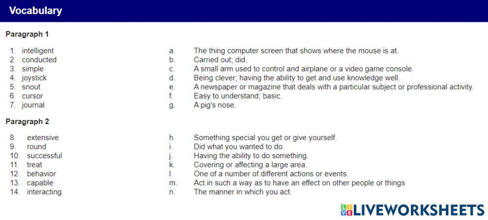 Listening comprehension