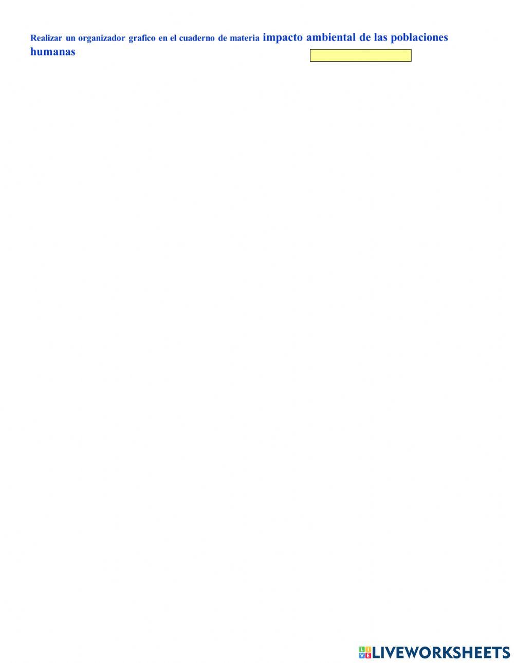 Impacto ambiental de las poblaciones humanas