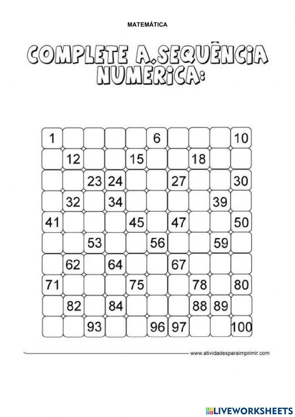 Língua portuguesa e matemática