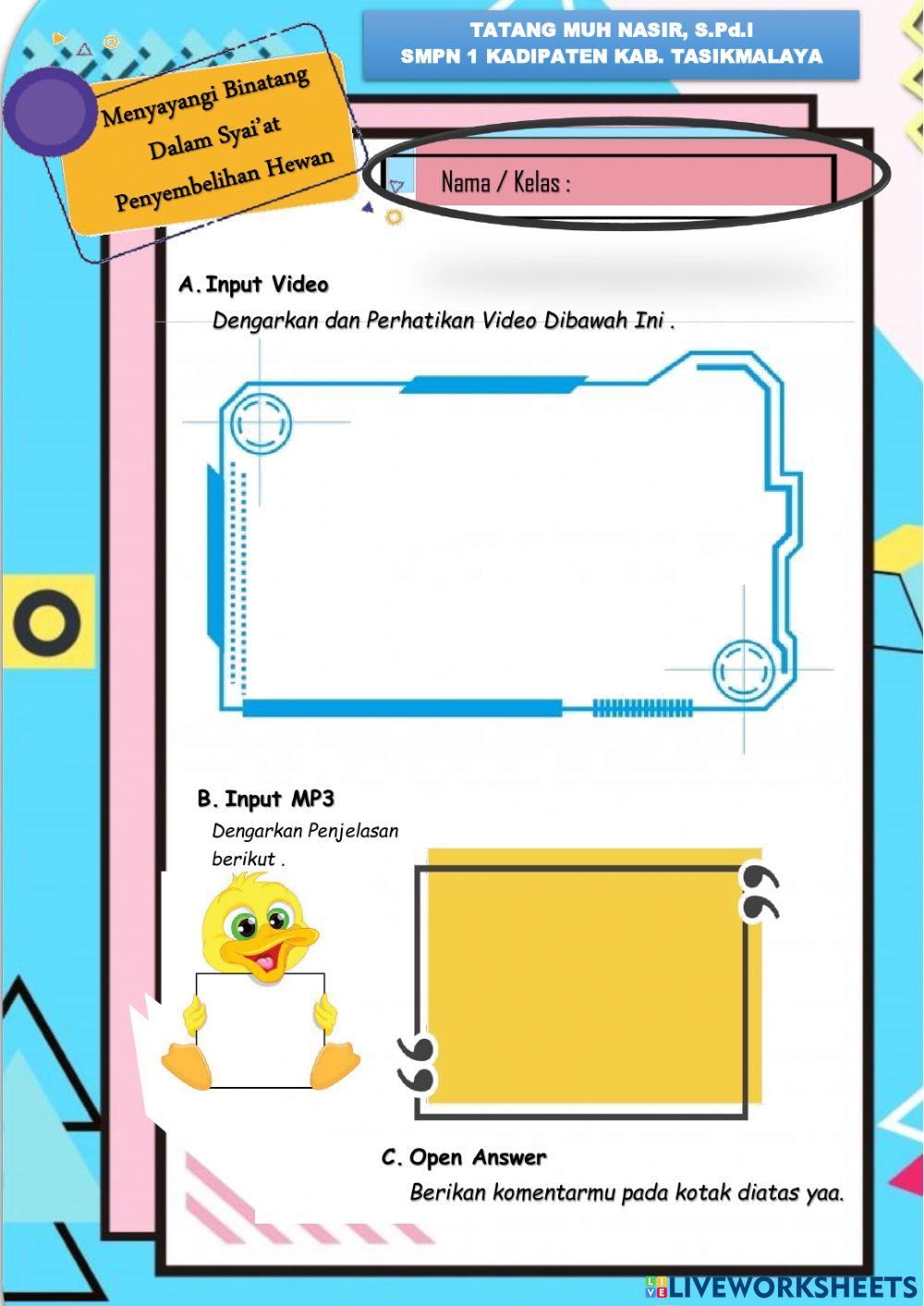 Menyanyangi Binatang Dalam Syariat Penyembelihan Hewan