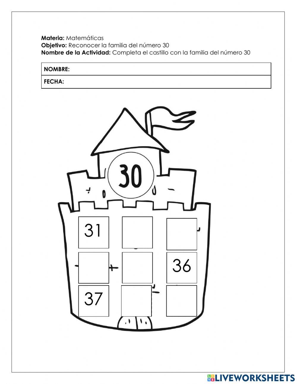 Familia del numero 30