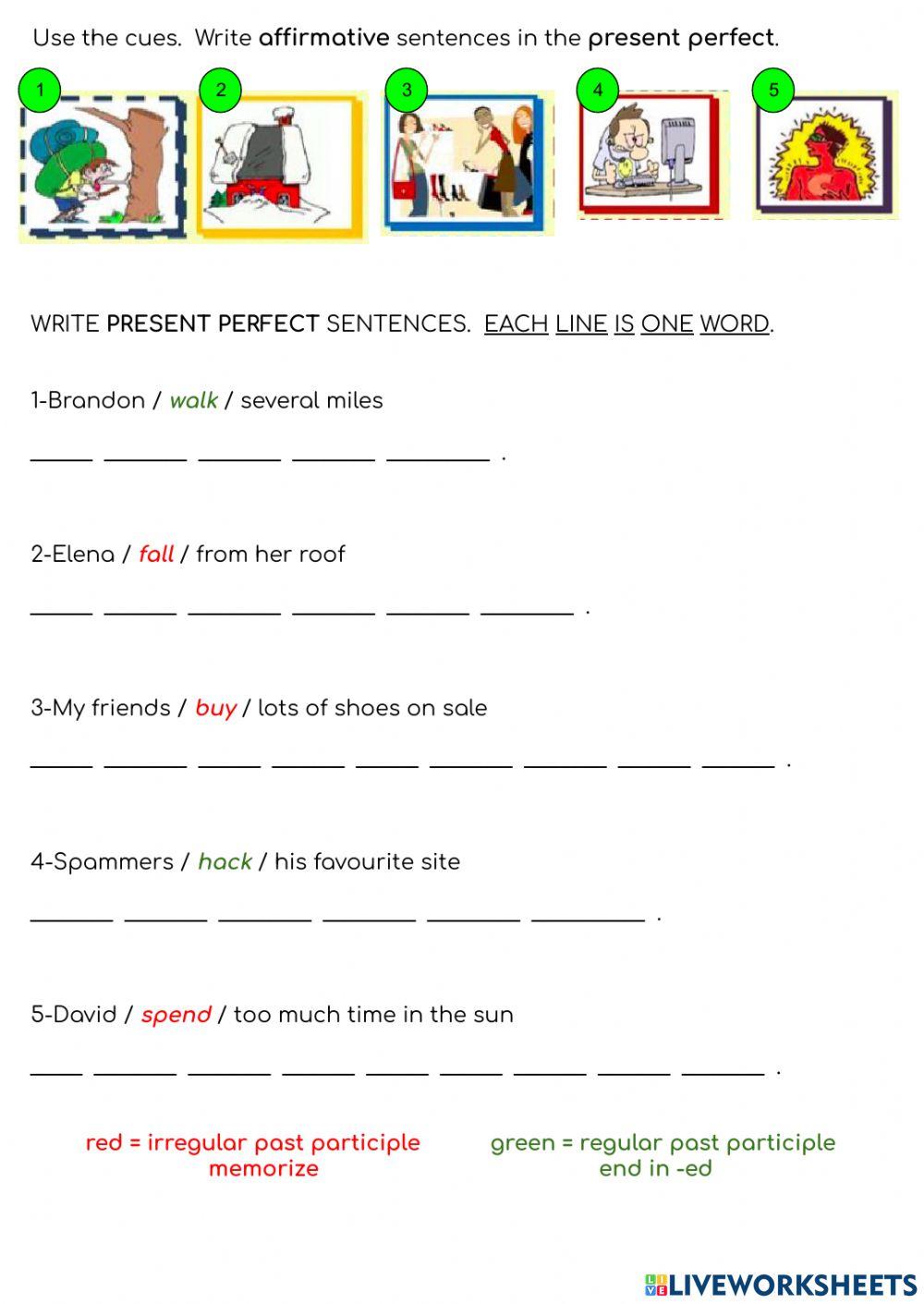 Present Perfect - Affirmative